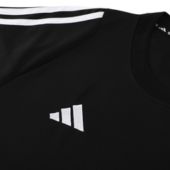 Conjunto Adidas Camiseta + Short Preto e Branco - VENI Futebol