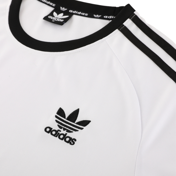 Conjunto Adidas Camiseta + Short Branca e Preta - VENI Futebol