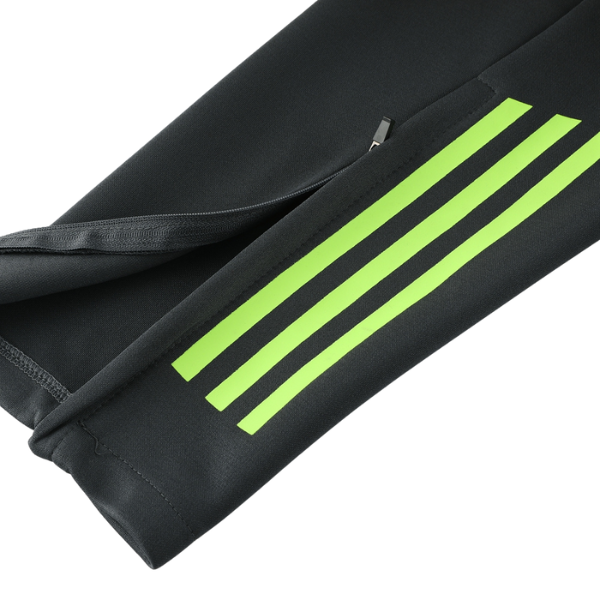 Conjunto de Frio Adidas Jaqueta + Calça Cinza e Verde - VENI Futebol