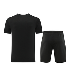Conjunto Nike Camiseta + Short Preta e Verde - VENI Futebol
