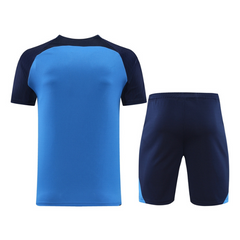 Nike T-Shirt + Blue Shorts Set