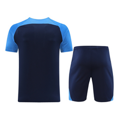 Nike T-Shirt + Dark Blue Shorts Set