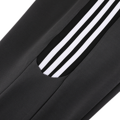 Conjunto de Frio Adidas Jaqueta + Calça Preta, Branca e Cinza - VENI Futebol