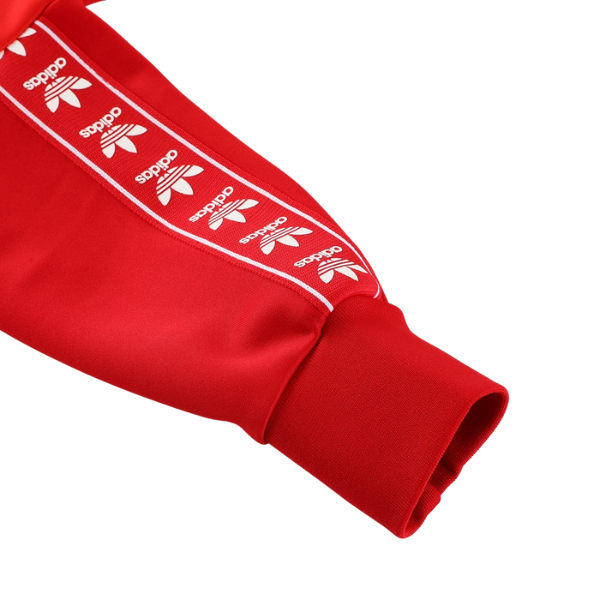 Conjunto de Frio Adidas Jaqueta + Calça Vermelha - VENI Futebol