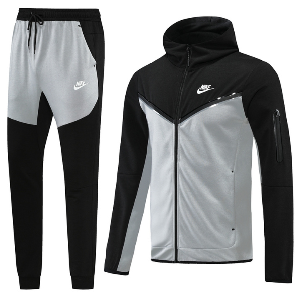 Conjunto de Frio Nike Casaco + Calça Preto e Cinza - VENI Futebol