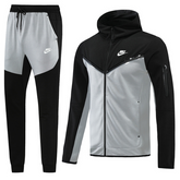 Conjunto de Frio Nike Casaco + Calça Preto e Cinza - VENI Futebol
