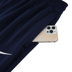 Conjunto de Frio Nike Blusão + Calça Azul Marinho e Branca - VENI Futebol