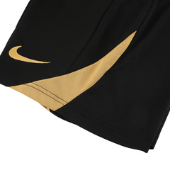 Conjunto Adidas Camiseta + Short Preto e Amarelo - VENI Futebol