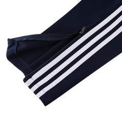 Conjunto de Frio Adidas Jaqueta + Calça Azul e Branco - VENI Futebol