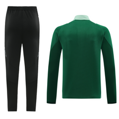 Adidas Cold Weather Set Green and Black Jacket + Pants