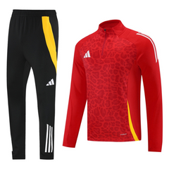 Adidas Cold Weather Set Jacket + Pants Red, Yellow and Black