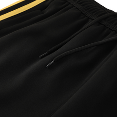 Conjunto de Frio Adidas Preto e Amarelo com Jaqueta e Calça