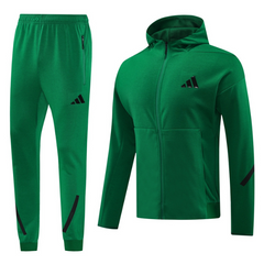 Adidas Cold Weather Set Coat + Green Pants