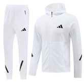 Adidas Cold Weather Set Coat + White Pants