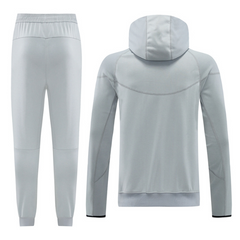 Conjunto de Frio Nike Tech Fleece Cinza com Casaco e Calça