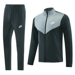 Conjunto de Frio Nike Verde e Cinza com Jaqueta e Calça