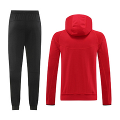Nike Cold Weather Set Jacket + Red and Black Pants