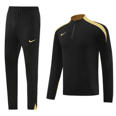 Conjunto de Frio Nike Blusão + Calça Preto e Amarelo - VENI Futebol