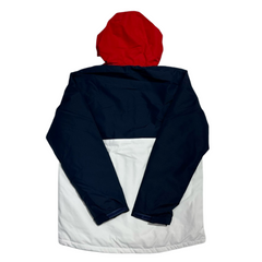 Cortavientos Nike azul, rojo y blanco