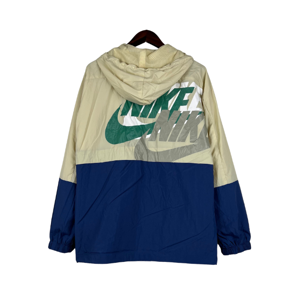 Corta Vento Nike Bege e Azul - VENI Futebol