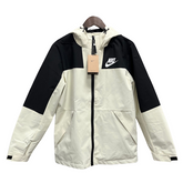 Black and Beige Nike Windbreaker
