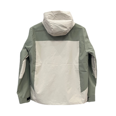 Jaqueta Corta-Vento Nike Verde e Bege