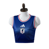 Japan Adidas 2026 Principal Women's Cropped Jersey Version Camisa de Futebol