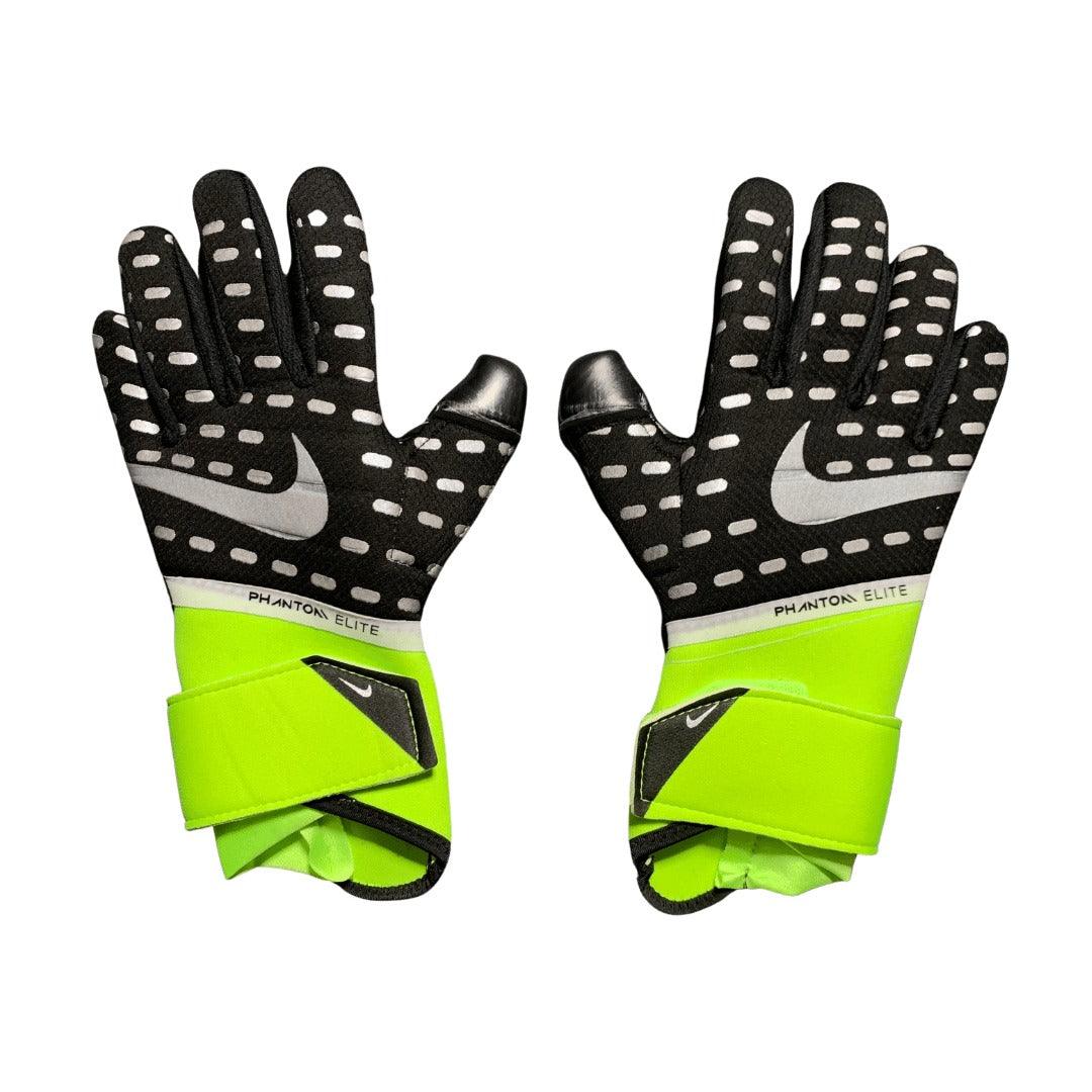 Luva Nike Phantom Elite Preto e Verde - VN Esportes