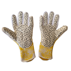 Luvas de Goleiro Puma Future Match Brancas e Amarelas
