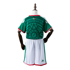 Camisa de Futebol Mexico + Shorts Kit Adidas 2026 Principal - Kit Infantil