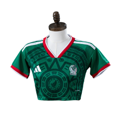 Mexico Adidas 2026 Principal Women's Baby Tee Version Camisa de Futebol