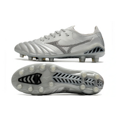 Chuteira Campo FG Mizuno Morelia Neo III Elite Prateada