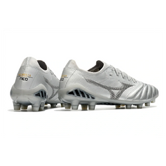 Chuteira Campo FG Mizuno Morelia Neo III Elite Prateada