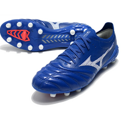 Chuteira Campo FG Mizuno Morelia Neo III Pro Azul