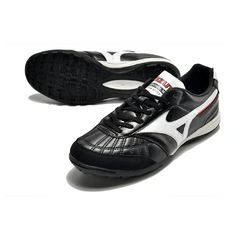 Chuteira Society TF Mizuno Morelia Sala Preta, Branca e Vermelha