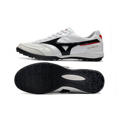 Chuteira Society TF Mizuno Morelia Sala Branca e Preta