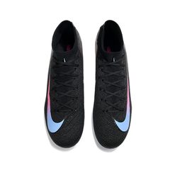 Chuteira Campo FG Nike Mercurial Superfly 10 Elite Preta, Azul e Rosa Infantil