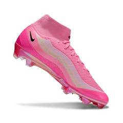 Chuteira Campo FG Nike Mercurial Superfly 10 Elite Pack Rosa Air Max 95 Infantil
