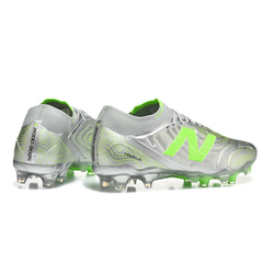 Chuteira Campo FG New Balance Tekela Elite V5 Prateada e Verde
