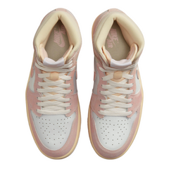 Tênis Casual Nike Air Jordan 1 High Washed Rosa