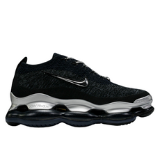 Tênis Casual Nike Air VaporMax Scorpion Preto e Prateado Metálico