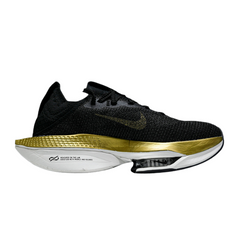 Tênis de Corrida Nike Air Zoom Alphafly Next% 2 Preto e Dourado