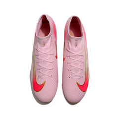 Chuteira Campo FG Nike Air Zoom Mercurial Superfly 10 Elite Rosa Infantil