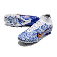Chuteira Campo Sintético AG Nike Air Zoom Mercurial Superfly 9 Elite Pack CR7 Azul