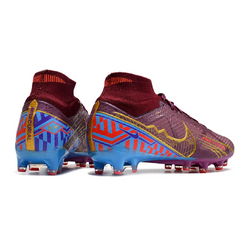 Chuteira Campo Sintético AG Nike Air Zoom Mercurial Superfly 9 Elite Pack Mbappe Purple
