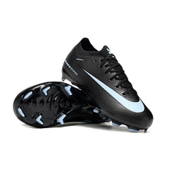Chuteira Campo FG Nike Air Zoom Mercurial Vapor 16 Elite Preta e Azul-Clara Infantil
