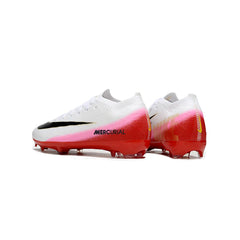 Chuteira Campo FG Nike Air Zoom Mercurial Vapor 16 Elite Pack Fear Nothing Preta e Verde Infantil