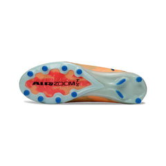 Chuteira Campo Sintético AG Nike Air Zoom Mercurial Vapor 16 Elite Pack Mbappe Orange Infantil