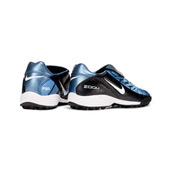 Chuteira Society TF Nike Air Zoom Total 90 III Preta e Azul