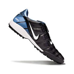 Chuteira Society TF Nike Air Zoom Total 90 III Preta e Azul